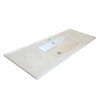 Тумба-умывальник COMFORTY "Турин-120" дуб бежевый с раковиной COMFORTY 9120E