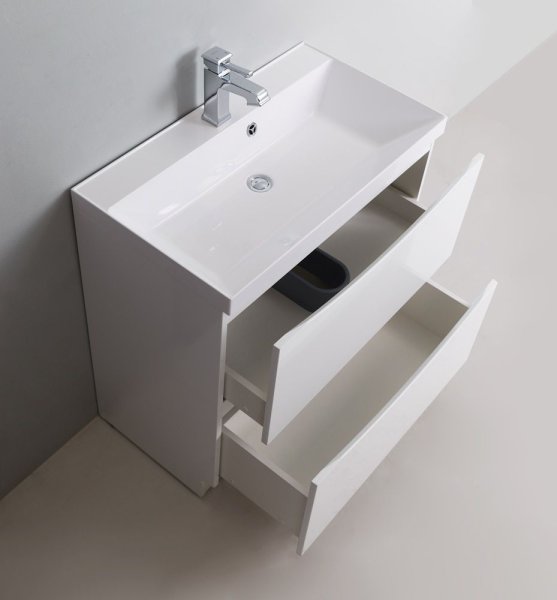 Мебель для ванной BelBagno Marino MARINO-1000-2C-PIA-BL-P 100 bianco lucido