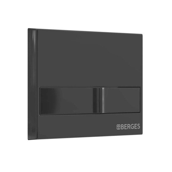 Кнопка смыва Berges Wasserhaus Novum L6 040016 черный