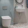 Смеситель для раковины Paini Laguna с гигиеническим душем LACR205/574