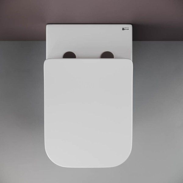 Унитаз приставной Ceramica Nova Cubic Rimless CN1809 микролифт