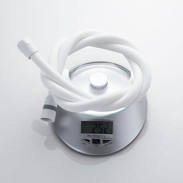 Смеситель для душевой кабины однорычажный  Shevanik S4716C, Белый