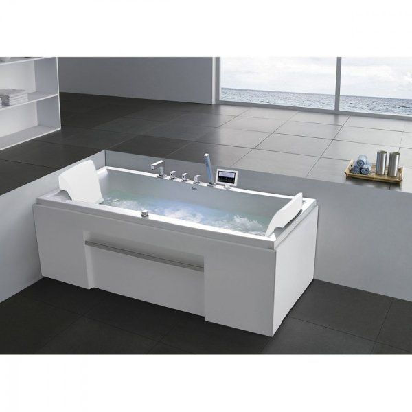 Акриловая ванна Gemy G9076 K с гидромассажем