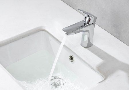 Смеситель для раковины 97 с донным клапаном AQUATEK AQ1011CR ВЕГА