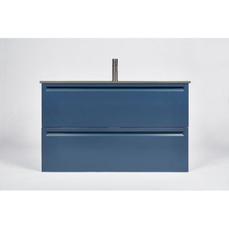 Тумба с раковиной Inda Piccadilly INDA Piccadilly 80BD Blu Denim/Cemento