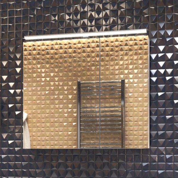 Шкаф VIGO навесной с зеркалом Plaza 800 со светильником (zsh.PLA.80.El)