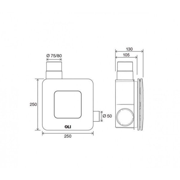 Вентилятор OLI 101772/880377 для инсталляций