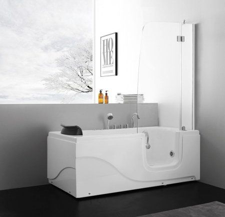 Акриловая ванна Gemy G9246 B R с гидромассажем