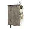 Тумба-умывальник COMFORTY Comforty Клеон-90Н дуб дымчатый с раковиной Comforty 9090M