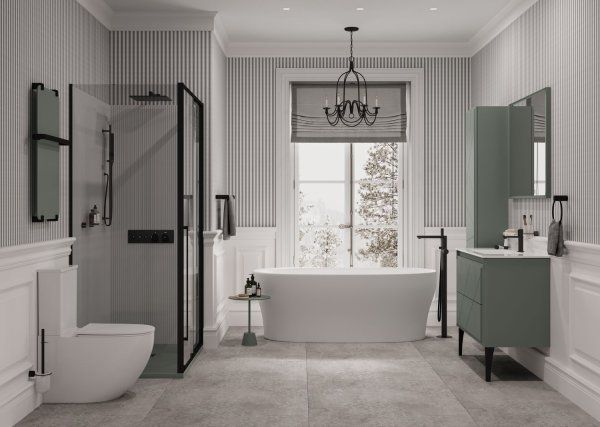 Шкаф-пенал Allen Brau Paris 35 1.360005.CGM олива матовый