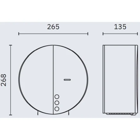 Диспенсер туалетной бумаги Nofer Industrial 05046.S
