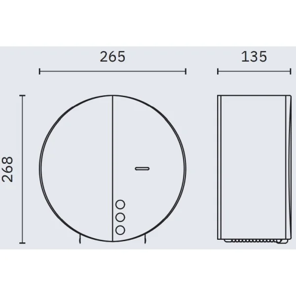 Диспенсер туалетной бумаги Nofer Industrial 05046.B