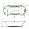 Ванна акриловая Riho Lugano BA7800500000000 190x90