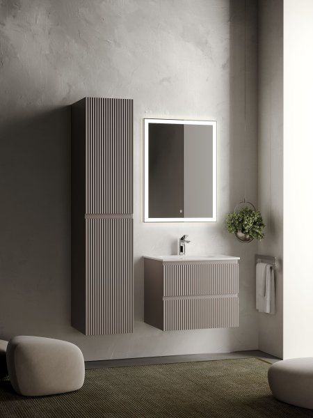 Тумба подвесная SANCOS Snob R 590х445х500, c двумя ящиками оснащенными доводчиками, Doha Soft, SNR60SM