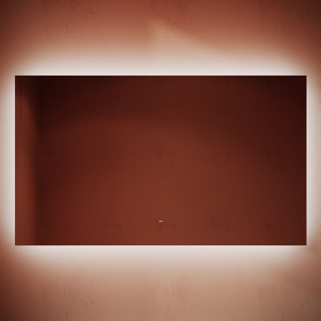 Зеркало для ванной комнаты SANCOS SQUARE 1200х700 с подсветкой,  SQ1200