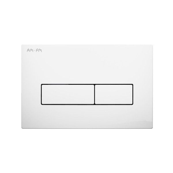 Клавиша для инсталляции, пластик, белый глянцевый AM.PM ErgoFit М I110301