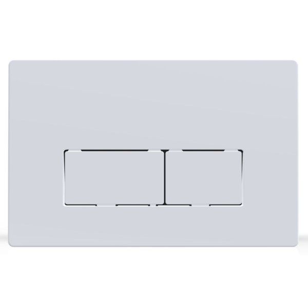 Кнопка смыва Azario 24.7х2.5х16 , пластик, цвет Белый (AZ-8200-0090/AZ-P58-0130)