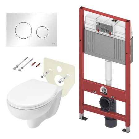 Комплект Tece V04 K440920.WC1 инсталляция + клавиша + унитаз