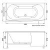 Акриловая ванна Aquanet Izabella 00203985 160х70