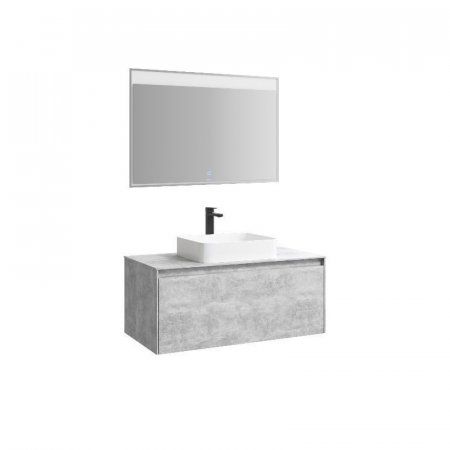 Мебель для ванной Aqwella 5 stars Mobi MOB0112BS+MOB0712BS 120 бетон светлый