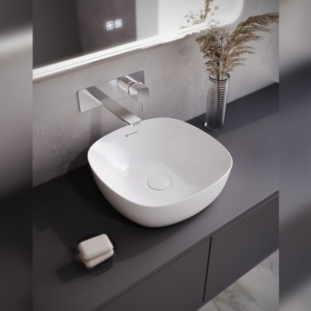 Раковина чаша Terminus Классик 02RN37x37x11W, белый