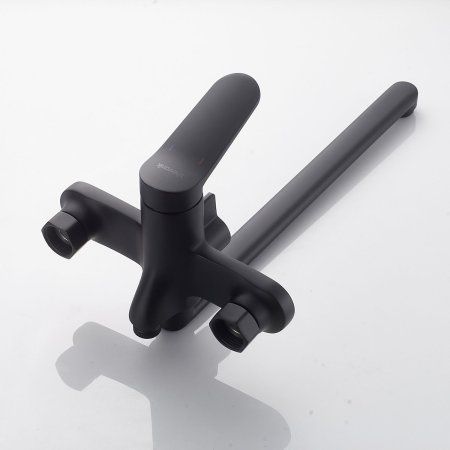 Смеситель для ванны однорычажный  Shevanik S4322H, Черный