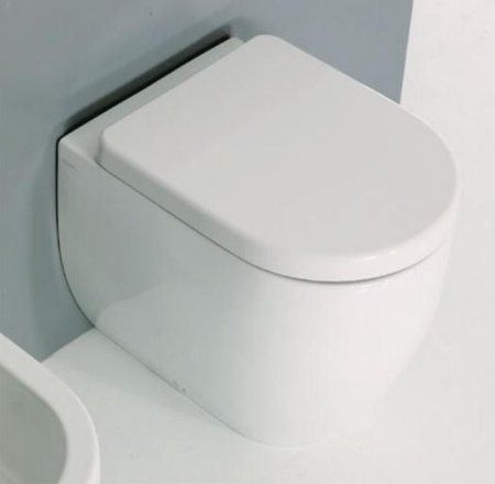 Чаша для унитаза приставного Kerasan Flo 311201 безободковый, белый