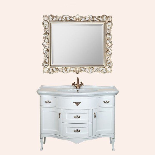 Зеркало Tiffany World Barocco 100 античное серебро