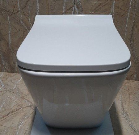 Унитаз подвесной CeramaLux 5171, Бело-Глянцевый