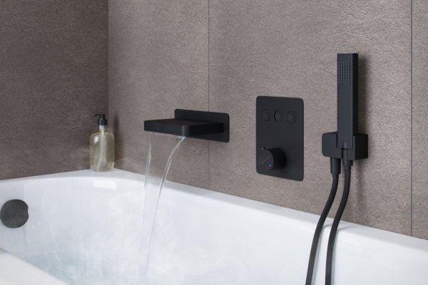 Излив настенный Excellent Krotos AREX.8025BL черный матовый