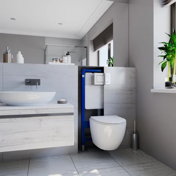 Инсталляция для унитаза Point PN45122 с контейнером для гигиенических таблеток