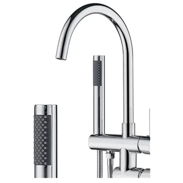 Смеситель напольный для ванны Groсenberg GB900CR, хром