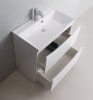 Тумба с раковиной BelBagno Marino MARINO-1000-2C-PIA-BL-P 100 bianco lucido