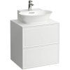Тумба с раковиной мини Laufen The New Classic 4.0600.4.631.1+ 8.1685.2 60 2 ящика, белый глянец