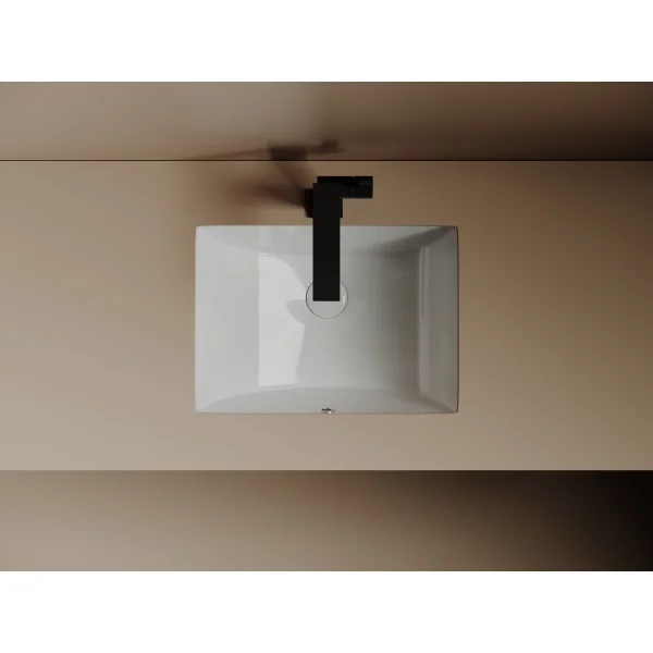 Раковина Ceramicanova Era CN15002 46x34,8 см, встраиваемая снизу, белый