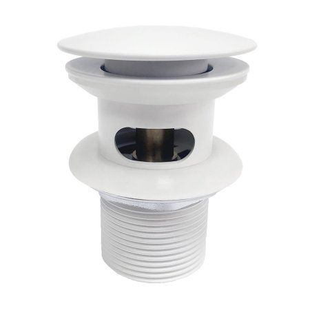 Донный клапан WasserKRAFT Mindel 8500 A153 Push-up, белый