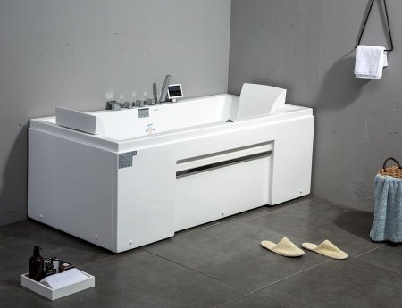 Акриловая ванна Gemy G9076 K с гидромассажем