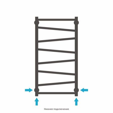 Полотенцесушитель водяной Сунержа Сирокко 071-0253-8040 800x400 сатин