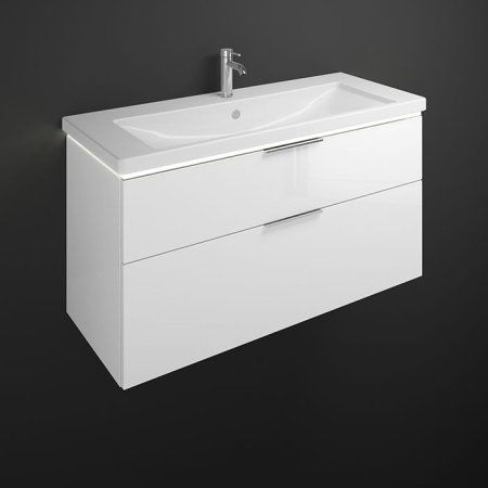 Тумба с раковиной Burgbad Eqio SEZA123F2009C0001*1 123 белый глянцевый