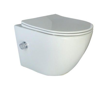 Подвесной Унитаз-Биде TERUEL-WBN      520х365х365      ESWBTERUWN, белый