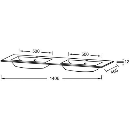 Раковина Jacob Delafon Sherwood EB1832RU-DE1 140 матовый белый