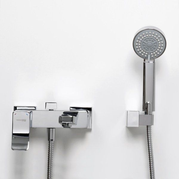 Смеситель для ванны WasserKRAFT Aller 1060 1061 с душевым гарнитуром, хром