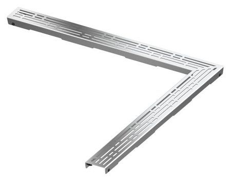 Решетка Tece TECEdrainline Basic 610910 90х90 угловая, нержавеющая сталь глянцевая