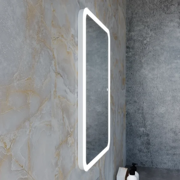 Зеркало MIXLINE "Стив" 500*700 (ШВ) сенсорный выключатель, светодиодная подсветка, гор/верт крепеж (554559)