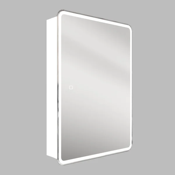 Зеркальный шкаф Style Line Каре СС-00002462 40x80 см L/R, с LED-подсветкой, сенсорным выключателем, диммером, белый