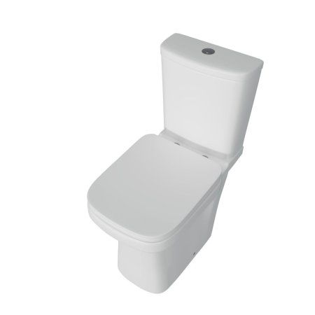 Унитаз напольный Teymi Kati безободковый, сиденье микролифт T40703