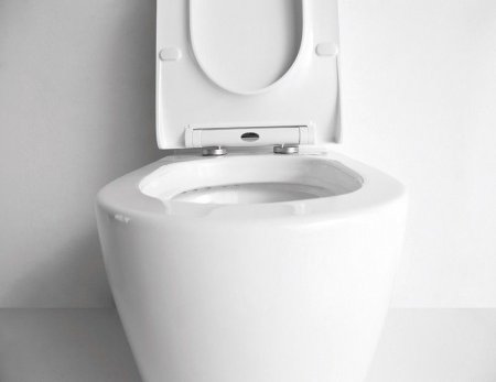 Унитаз напольный CeramaLux NS-2176, Бело-Глянцевый