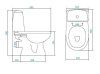 Унитаз-компакт Santek Цезарь WH301745