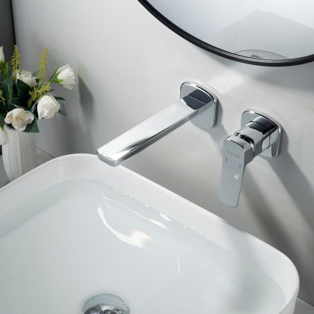 Смеситель для раковины однорычажный встроенный Shevanik S9941, Хром