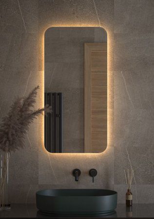 Зеркало с LED-подсветкой настенное Defesto Opti DF 2815 50x100